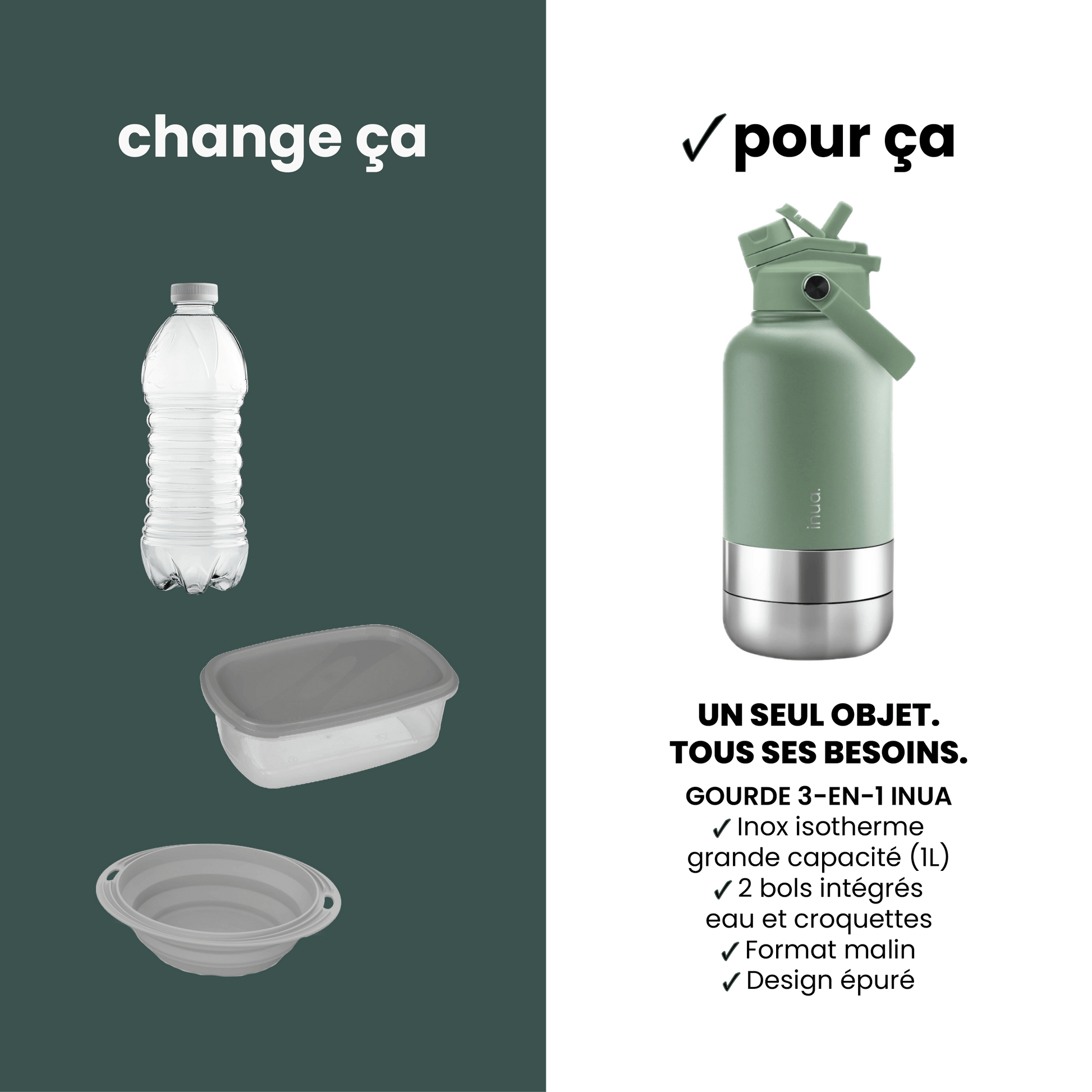 Gourde 3-en-1 Inua