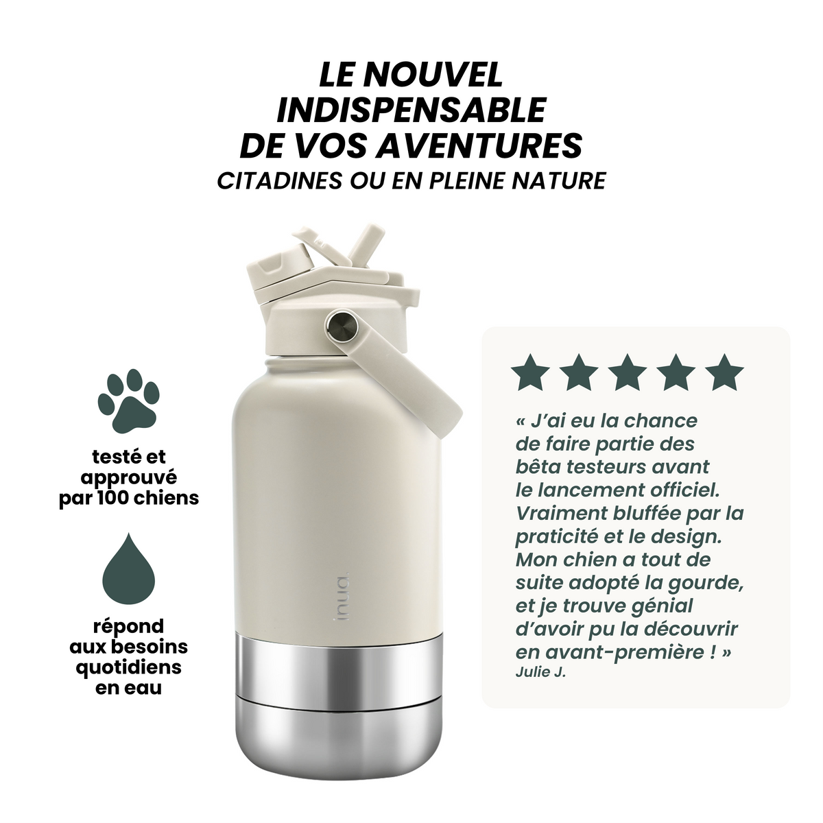 Gourde 3-en-1 Inua Flow